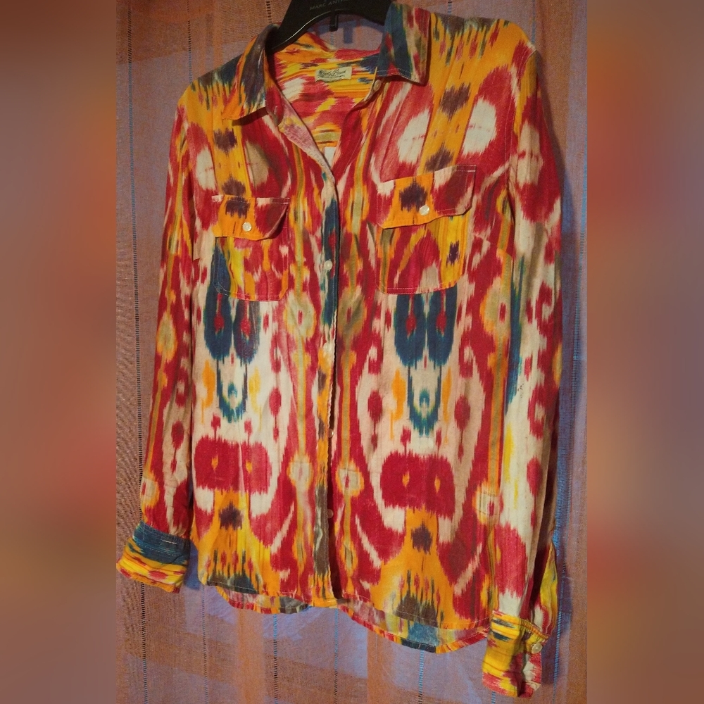 Lucky Silk Blouse Woman's Medium